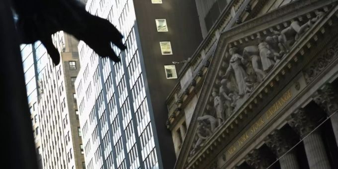 Sitz der Wall Street in New York Wall Street