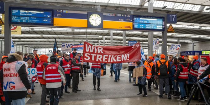 Warnstreiks in Deutschland