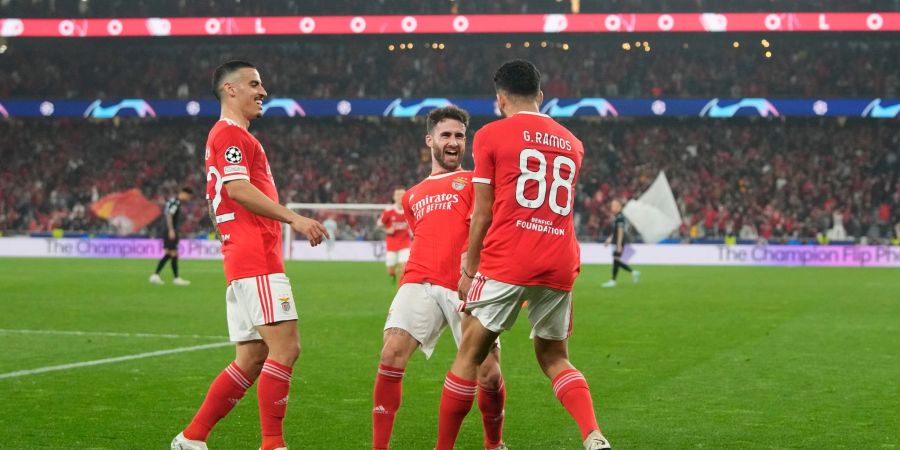 Benfica Lissabon setzte sich auch im Rückspiel souverän gegen Brügge durch.