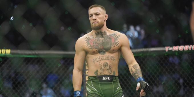 UFC-Star Conor McGregor wurde auf dem Fahrrad von einem Auto erfasst. Der irische Kampfsportler kommt mit einem Schrecken davon. (Archivbild) Conor McGregor