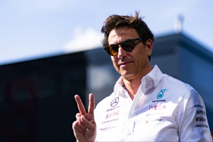 Toto Wolff, Teamchef von Mercedes, beim Spanien-GP der Formel 1. Toto Wolff Mercedes Spanien