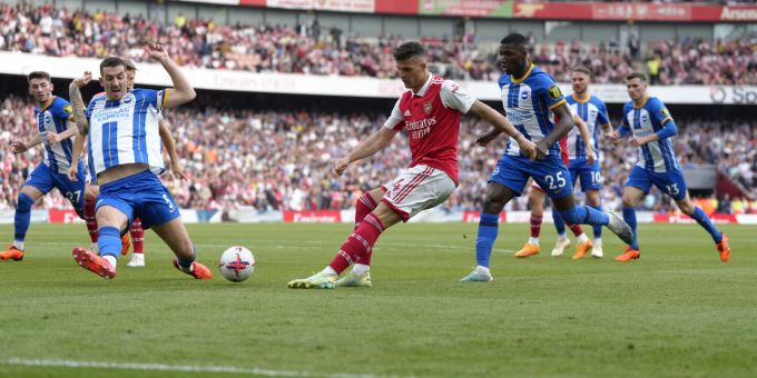 Auch Granit Xhaka kann die Niederlage von Arsenal nicht verhindern. Arsenal