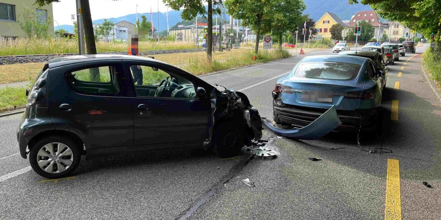 Auffahrkollision in Solothurn