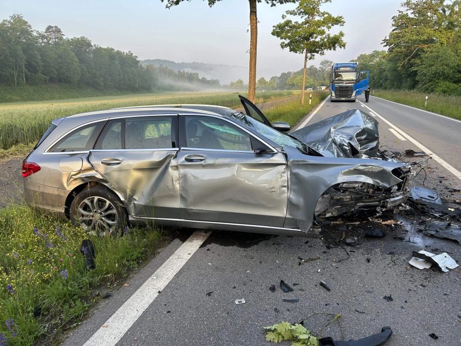 BMW Unfall Fisibach