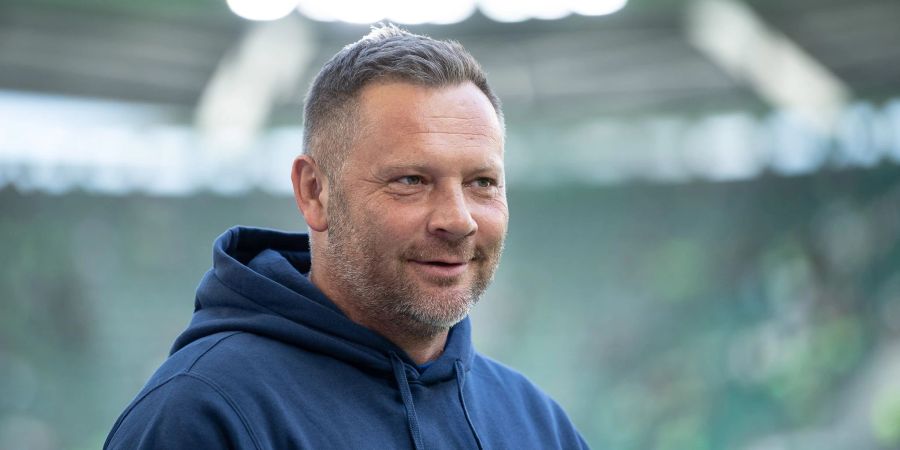 Berlins Trainer Pal Dardai vor dem Spiel beim VfL Wolfsburg.