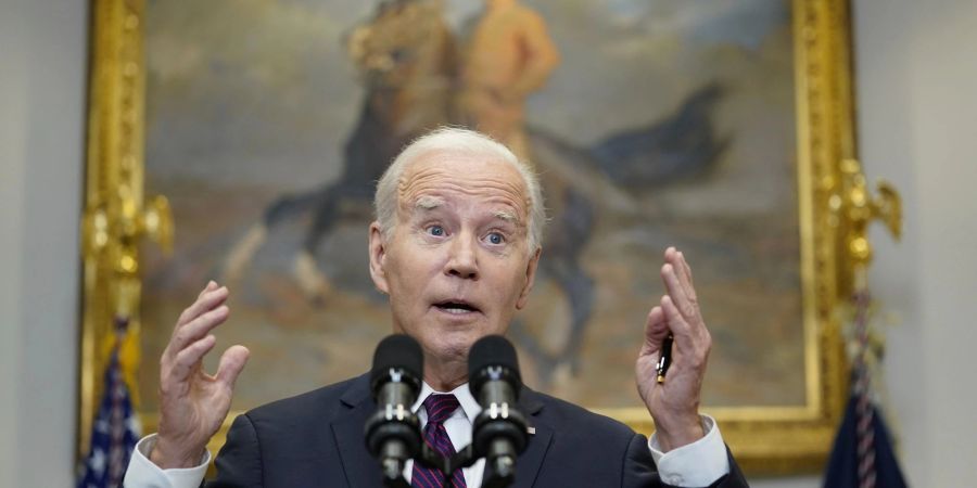 US-Präsident Joe Biden steht beim Thema Schuldengrenze unter Druck.