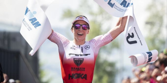 Daniela Ryf triumphiert beim Ironman 70.3 in Rapperswil-Jona. Daniela Ryf