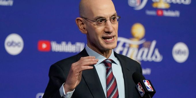 Boss der NBA: Adam Silver. NBA