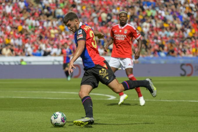 Leon Avdullahu im Testspiel gegen Benfica. FC Basel