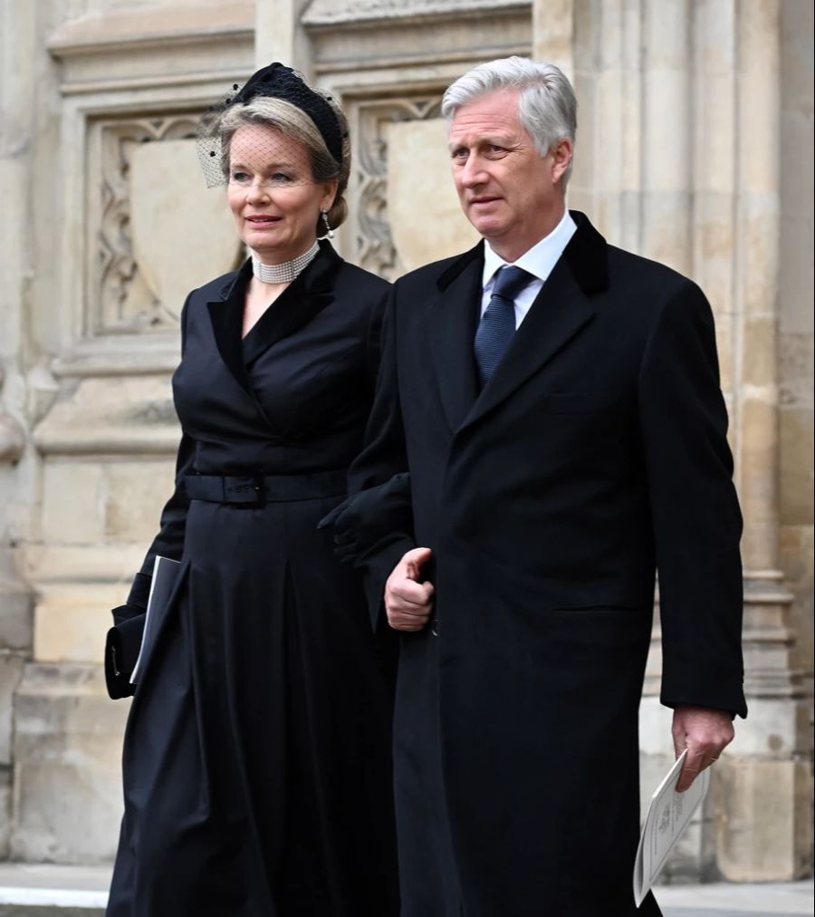 König Philippe und Königin Mathilde von Belgien.