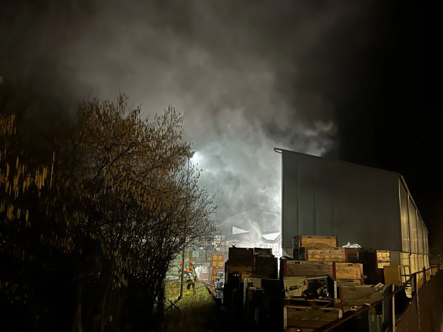 Bei dem Brand wurde niemand verletzt.