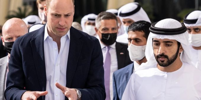 Prinz William vertritt sein Land auf der Expo und reiste dafür das erste Mal in die Vereinigten Arabischen Emirate. Prinz William Dubai