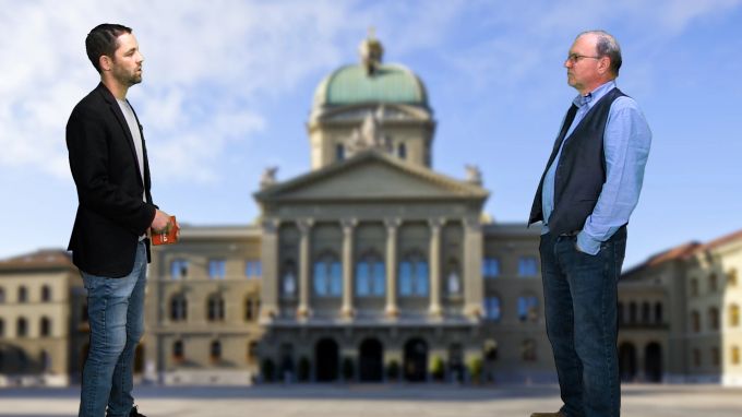 Claude Longchamp analysiert die Ausgangslage vor der Abstimmung über das Frontex-Referendum mit Nau.ch-Politchef Christof Vuille. Frontex Claude Longchamp Vuille