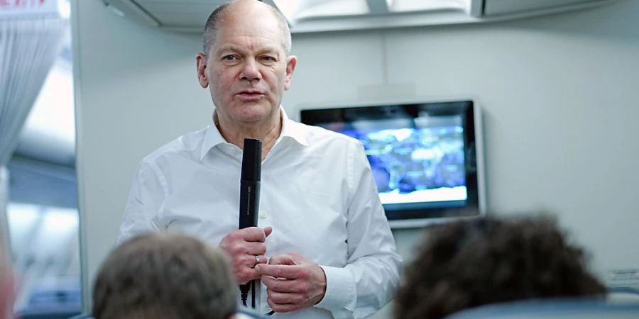 Der Zuspruch für den deutschen Bundeskanzler Olaf Scholz ist einer Umfrage zufolge gesunken: 63 Prozent sagten Nein auf die Frage, ob der SPD-Politiker seinen Job bisher gut gemacht habe. Foto: Kay Nietfeld/dpa