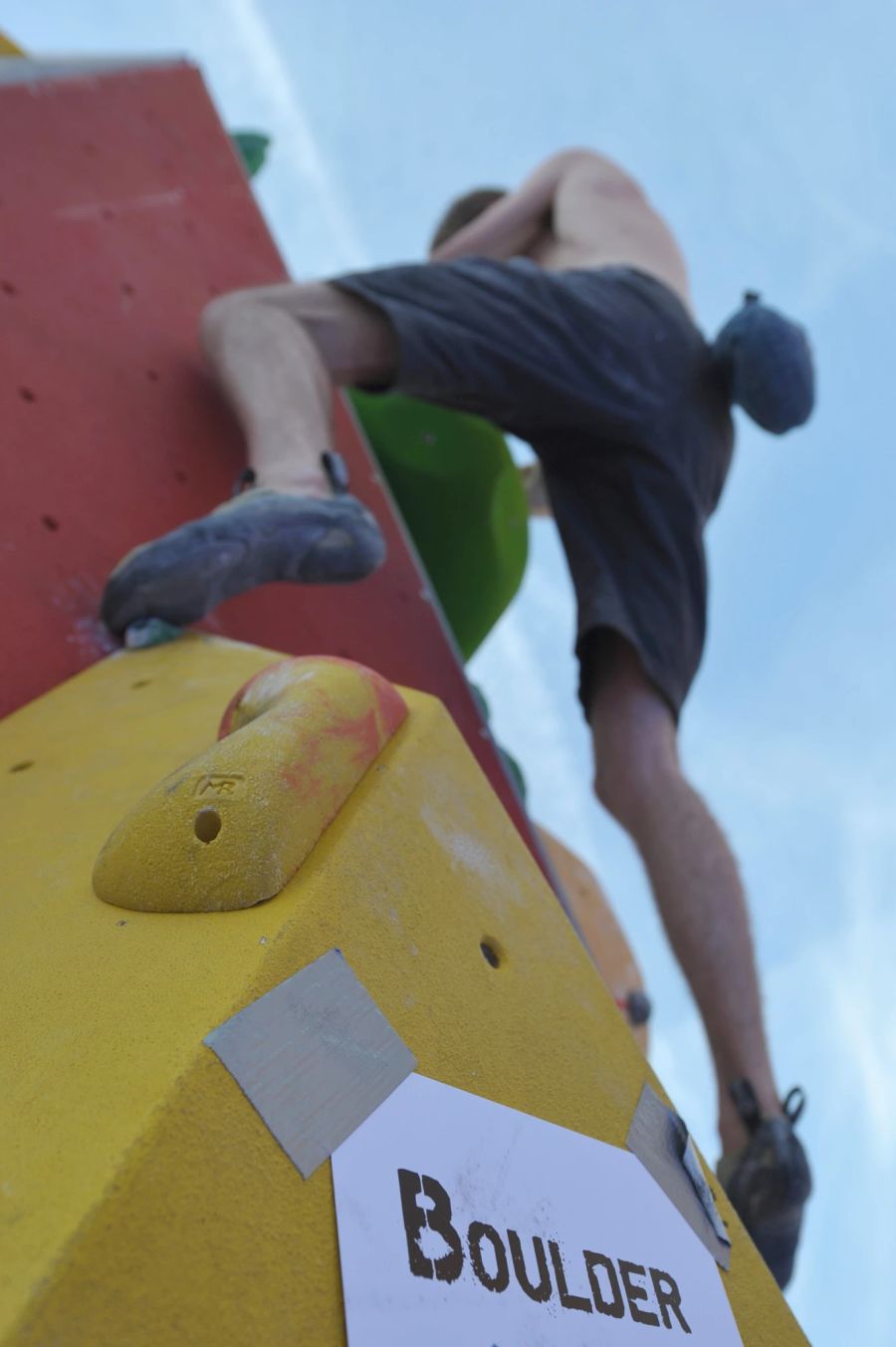 Kletterwand Bouldern