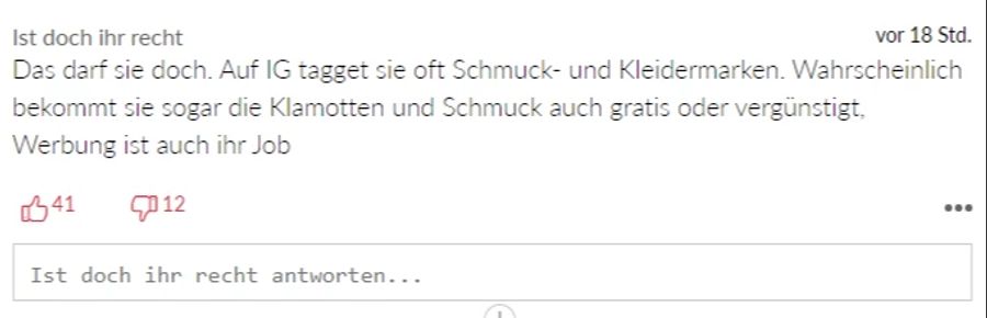 Oder wird sogar gesponsert, wie dieser Leser vermutet.