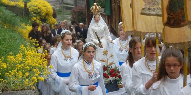 Fronleichnam Wallis Fest