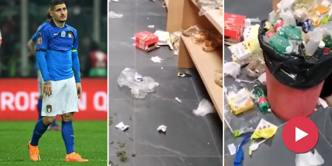 Nach WM-Debakel - Frust pur! Italiener hinterlassen Garderoben-Chaos