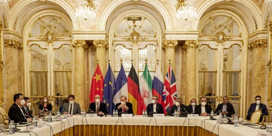 Teilnehmer der Atomverhandlungen in Wien im Dezember 2021