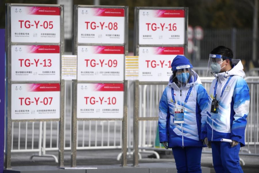 Täglich werden die Athleten in China auf das Coronavirus getestet.