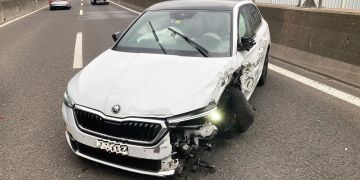Verkehrsunfall auf der Autobahn A3 in Mühlehorn