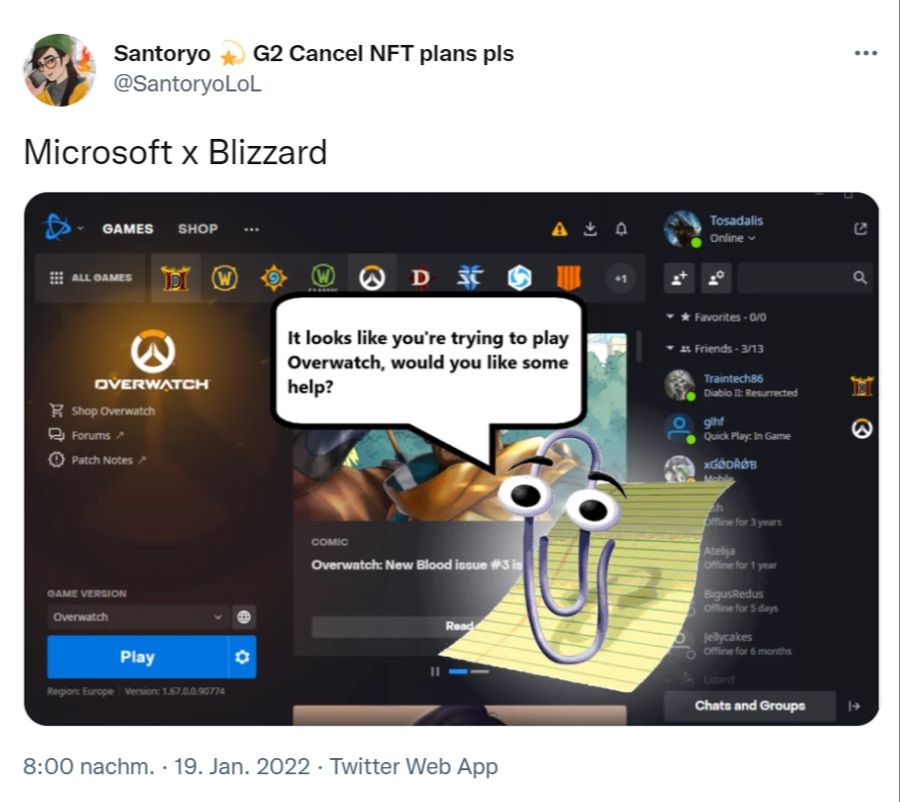 Activision Blizzard Microsoft