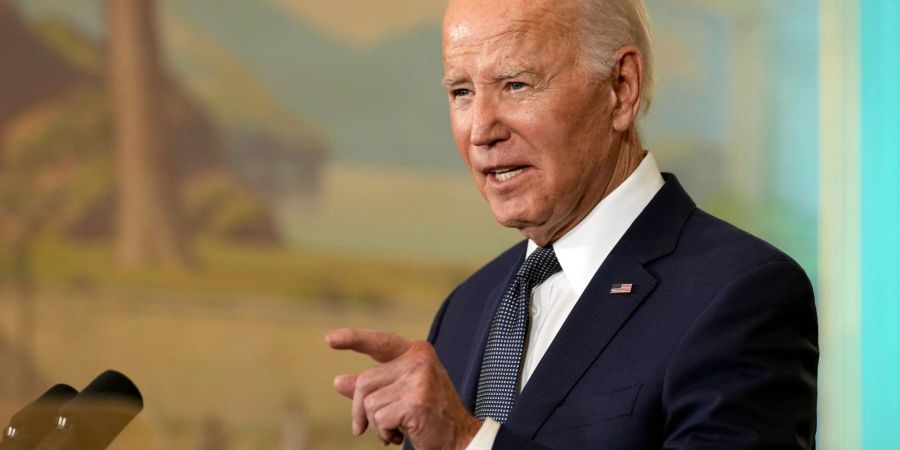 US-Präsident Joe Biden: «Auch wenn es im Moment den Anschein hat, als sei diese Zukunft nie weiter entfernt gewesen, ist sie durch die Krise dringender denn je geworden.»