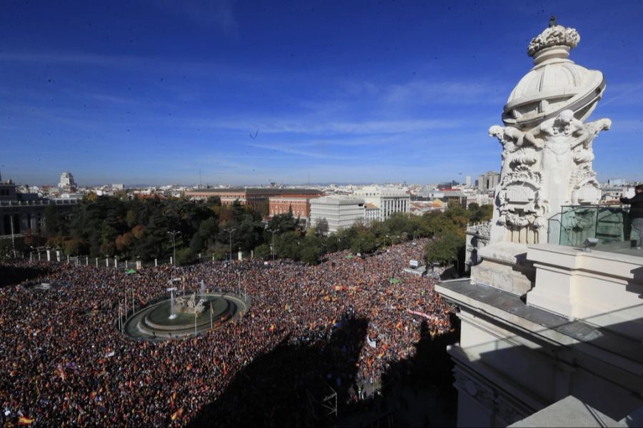 grossdemonstration madrid amnestie