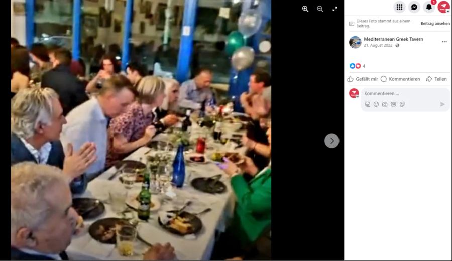 Das Restaurant wird normalerweise gut besucht, wie Bilder auf Facebook zeigen.