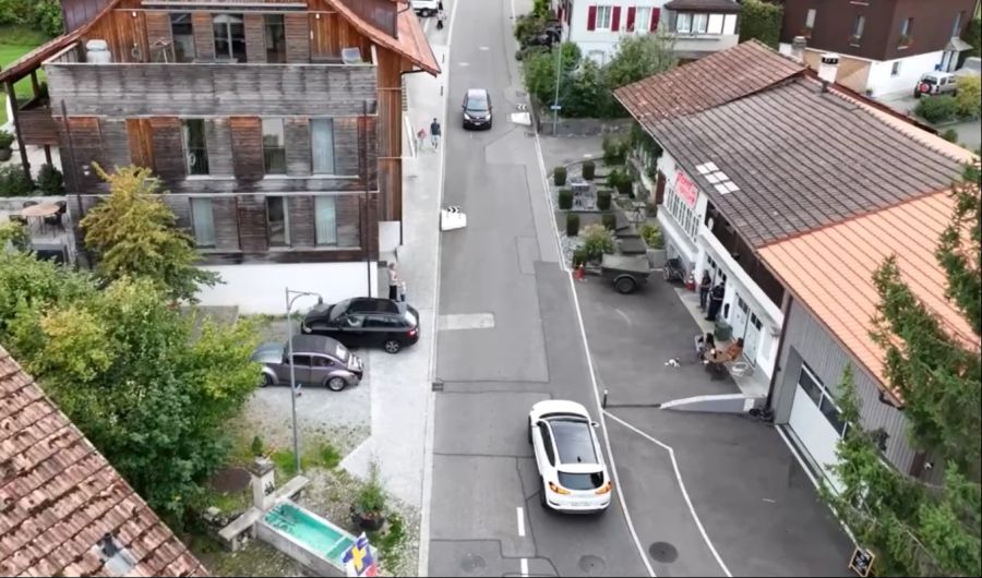 In dieser Quartierstrasse hat der Verkehr laut den Bewohnern stark zugenommen.