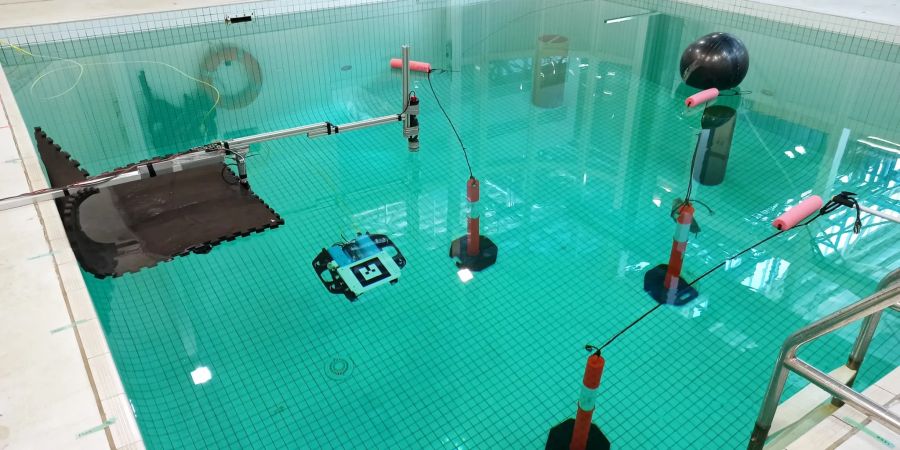 Pool Roboter Messgeräte