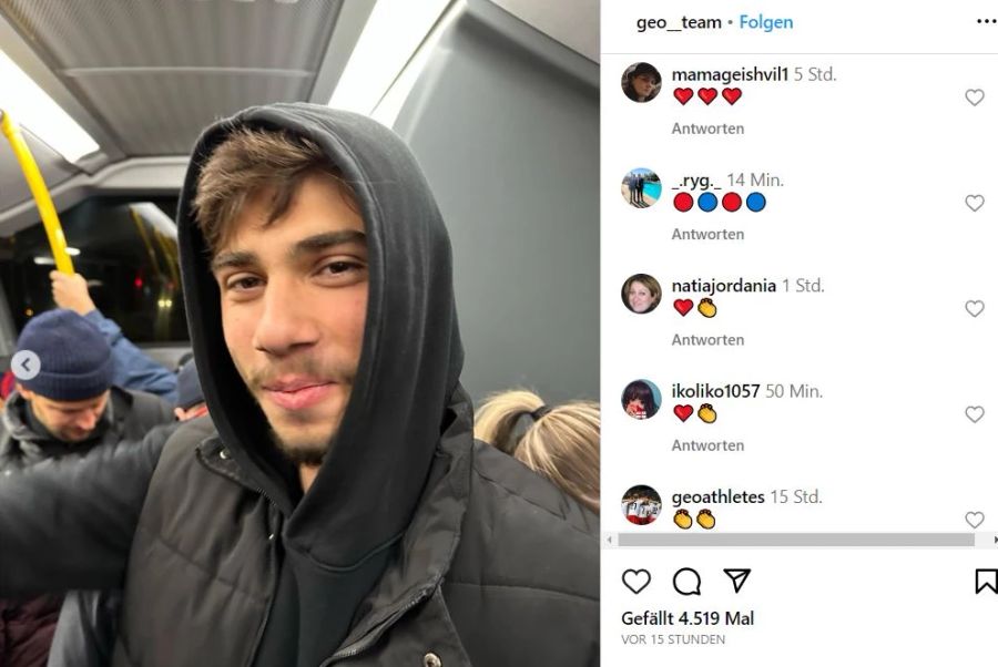 Gabriel Sigua fährt mit den Fans nach Hause.