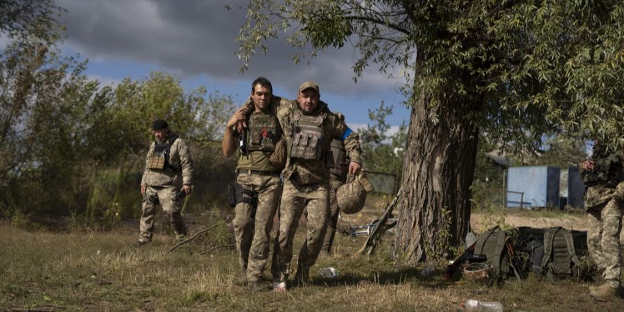 Verwundete Soldaten Ukraine-krieg