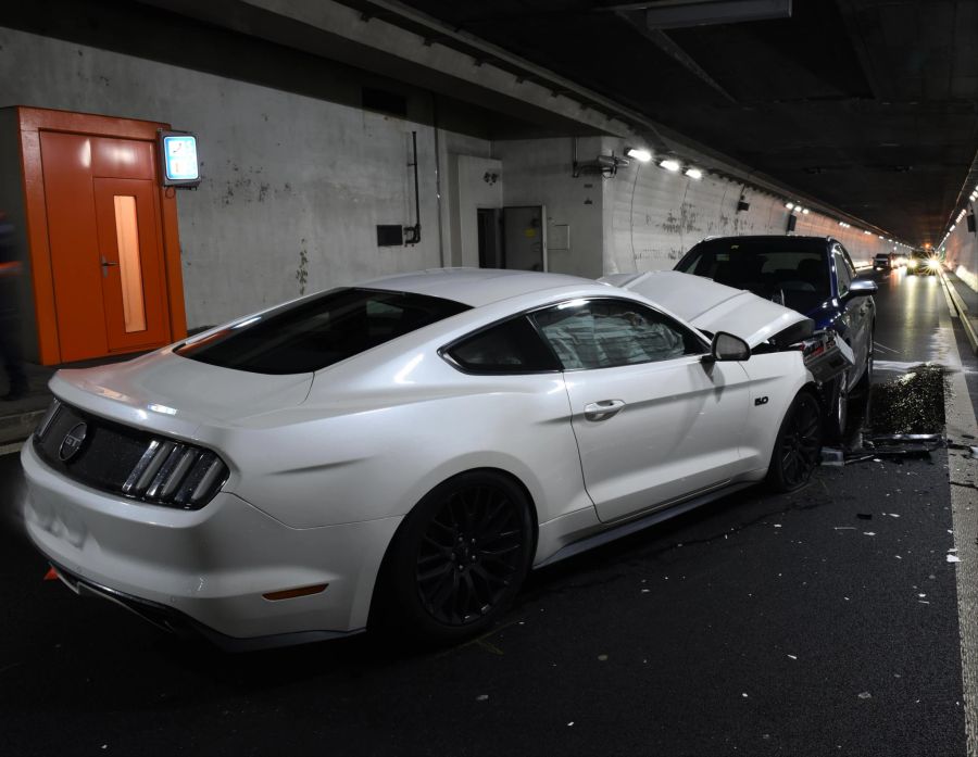 Folgeunfall im Sonnenbergtunnel