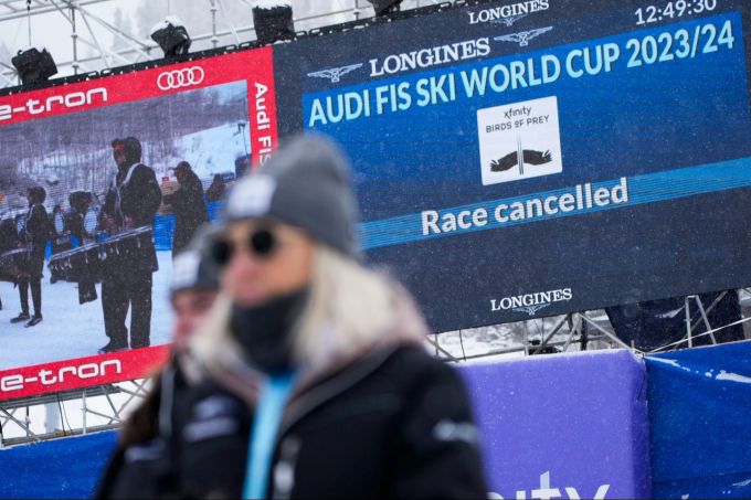 Das Super-G-Rennen in Beaver-Creek musste abgesagt werden. John Locher/AP Absage im Super-G
