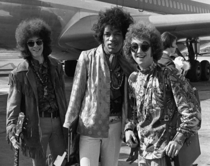 Die Mitglieder der «Jimi Hendrix Experience», Noel Redding, Jimi Hendrix und Mitch Mitchell. (v.l.) Jimi hendrix ecperience