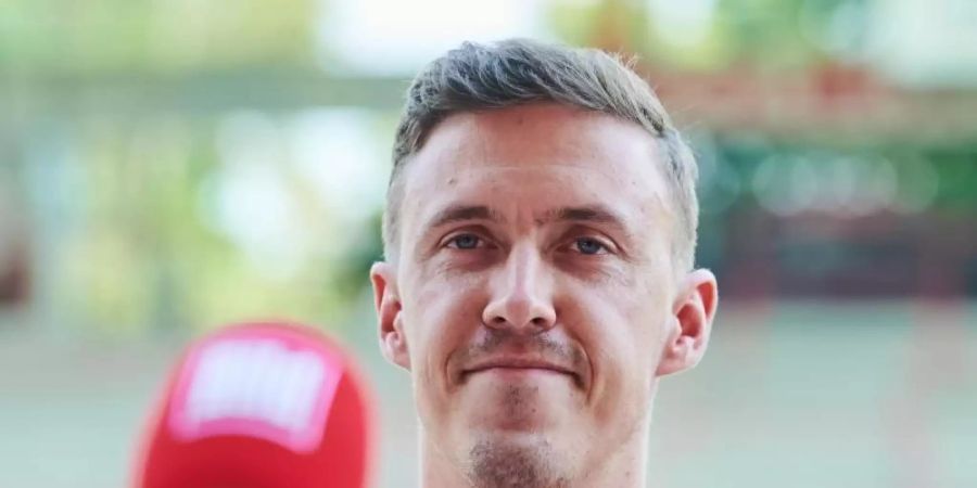 Max Kruse wird beim KSC noch nicht für den 1. FC Union Berlin spielen. Foto: Annette Riedl/dpa-Zentralbild/dpa