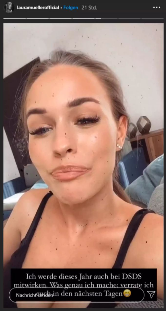 Laura Müller verrät, dass sie bei «DSDS» mit dabei sein wird. laura müller michael wendler