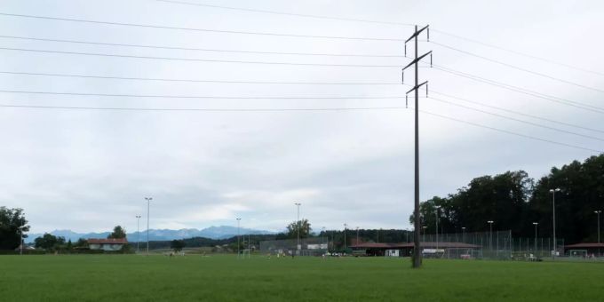 Der Sportplatz Schwerzi in Mönchaltorf. Der Sportplatz Schwerzi in Mönchaltorf.