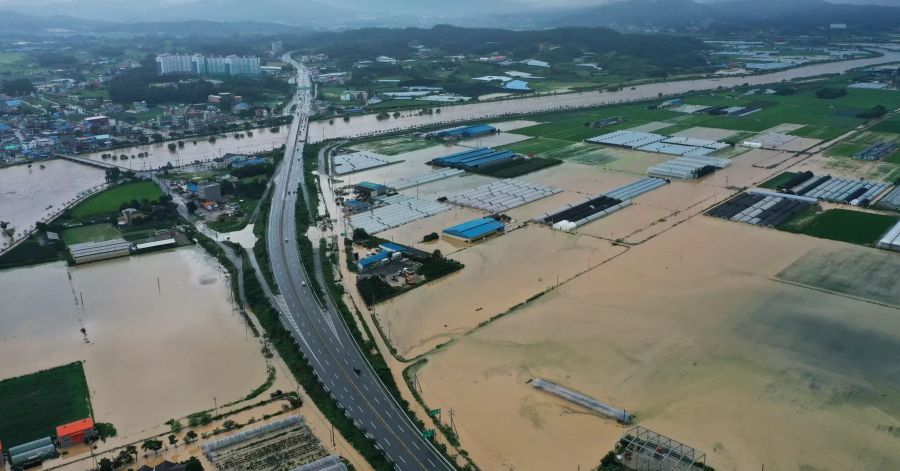 Unwetter in Südkorea