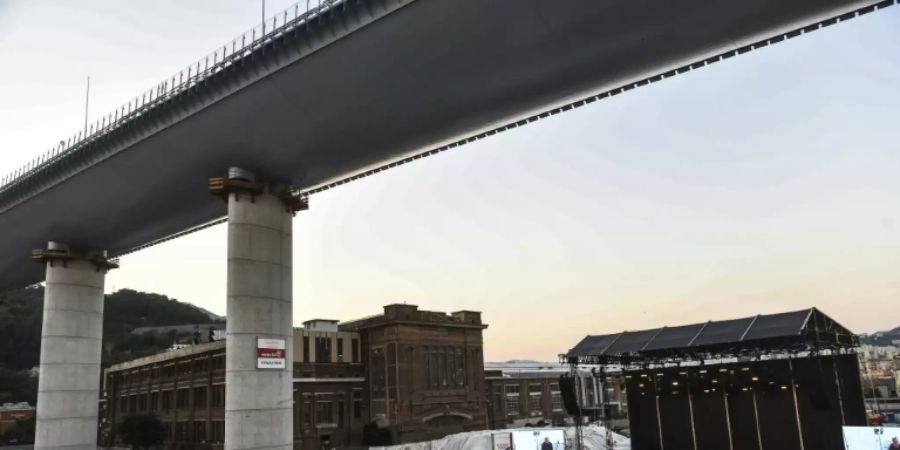 Die neue Brücke in Genua