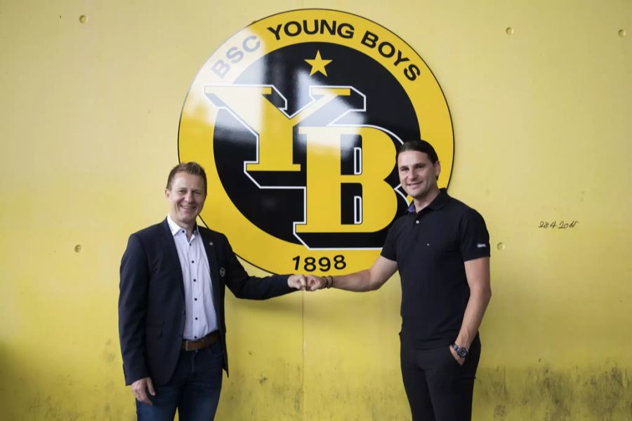 Christoph Spycher holt mit den BSC Young Boys das Double.