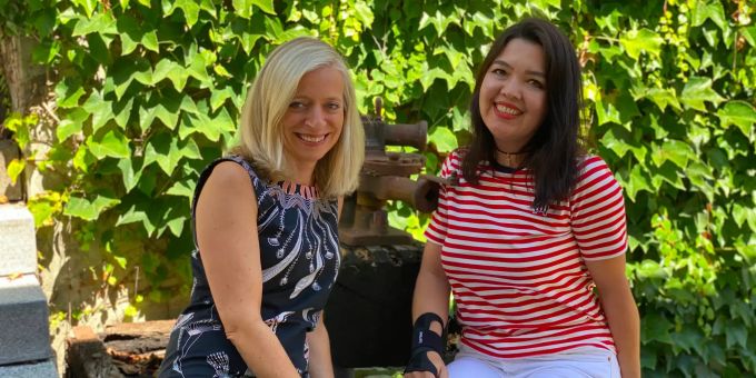 Holen Künstler an die Goldküste: Caterina Selz-Komarnicki und Carolina Strebel-Kreis.