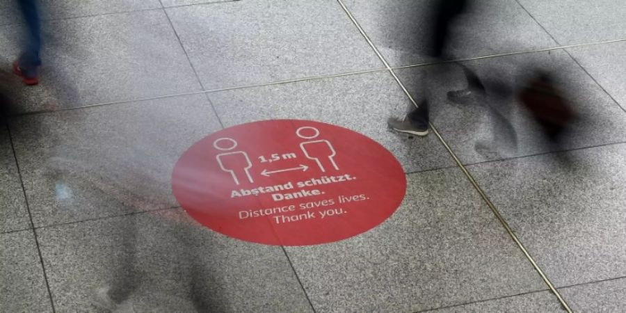 Abstandhalten in München