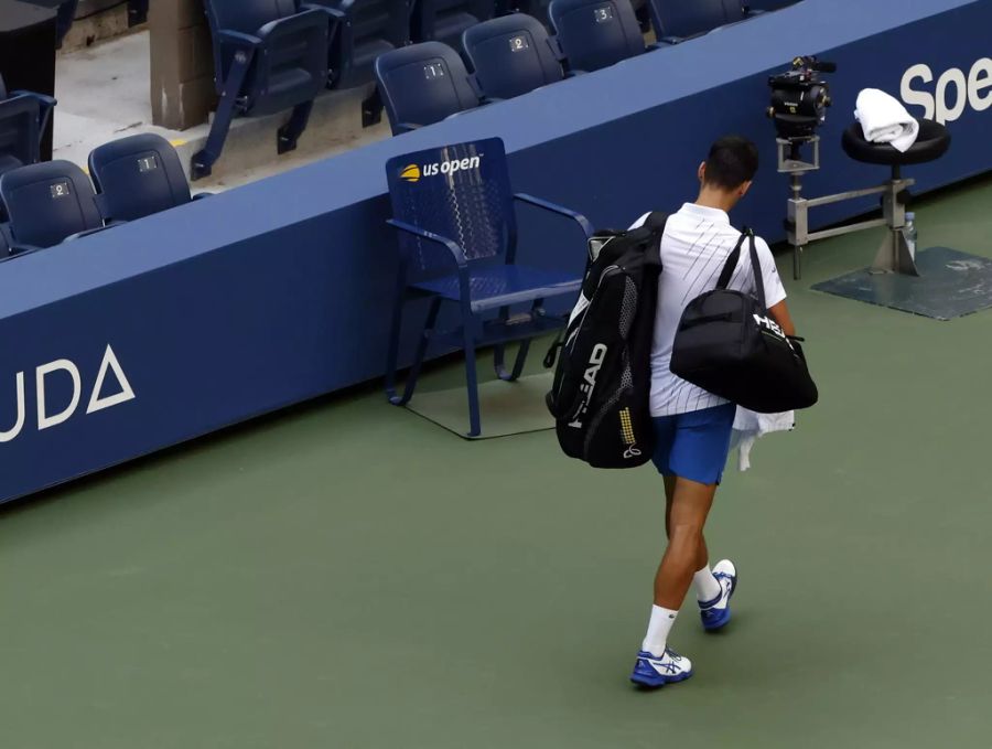 Doch es gibt keine Chance. Der 33-Jährige wird von den US Open disqualifiziert.