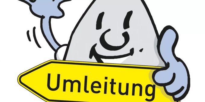 Bauarbeiten an der Rainhaldenstrasse. Bauarbeiten an der Rainhaldenstrasse