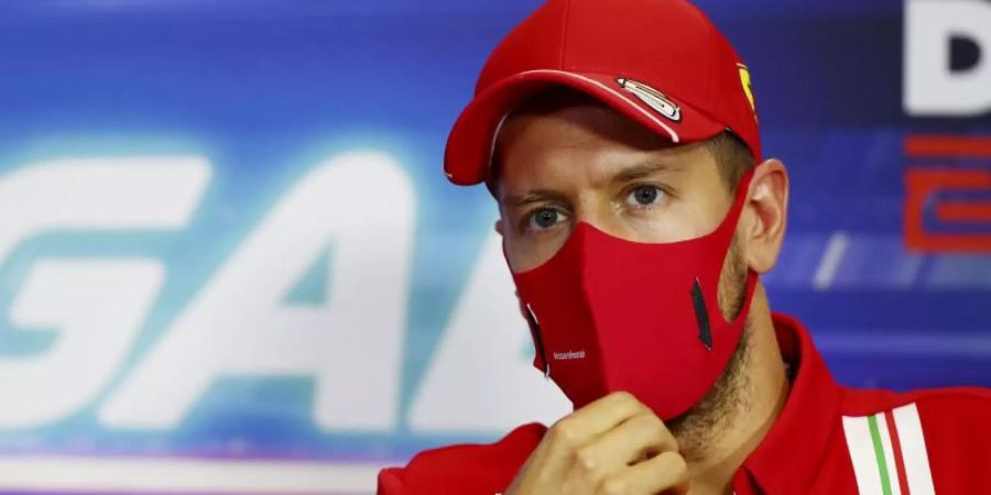 Will mit der Scuderia Ferrari nochmal Gas geben: Sebastian Vettel. Foto: Joe Portlock/Getty Pool/dpa