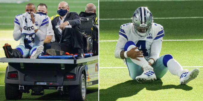Nur für starke Nerven - NFL-Star Prescott erleidet Horror-Verletzung