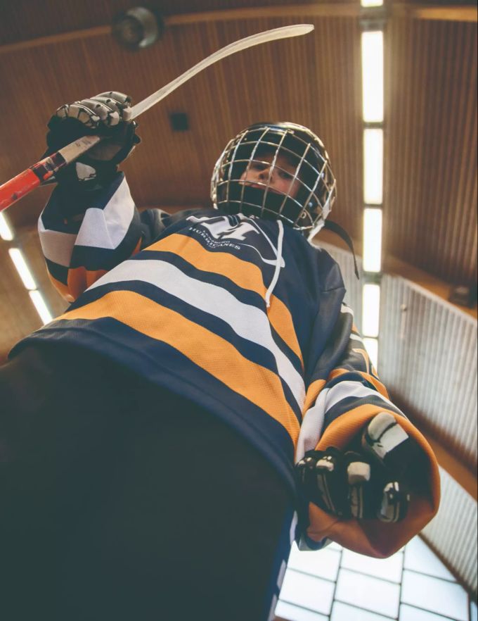Ein Spieler der Minis. Hurricanes Lenzburg