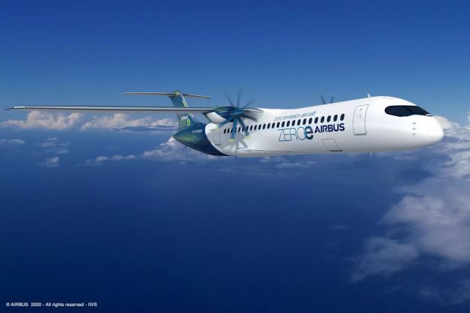 Airbus Wasserstoffflugzeug